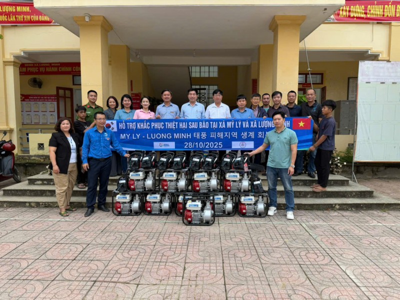 Lan tỏa tinh thần sẻ chia từ chương trình hợp tác toàn diện giữa xã Lượng Minh và Trường Cao đẳng Kỹ thuật Công nghiệp Việt Nam – Hàn Quốc